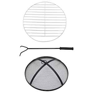 Mozaikový stolek s ohništěm terakota 68 cm keramika - obrázek 9