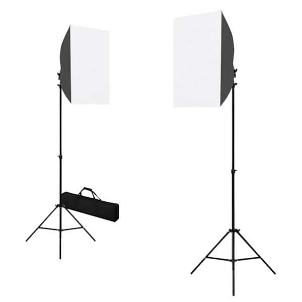 vidaXL professionaalsed stuudiotuled, 2 tk, 40 x 60 cm, teras, must