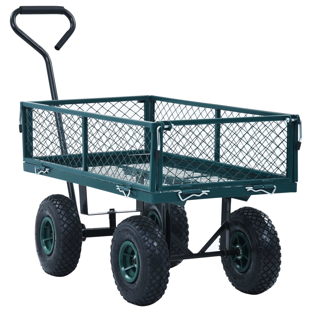  Záhradný ručný vozík zelený 250 kg