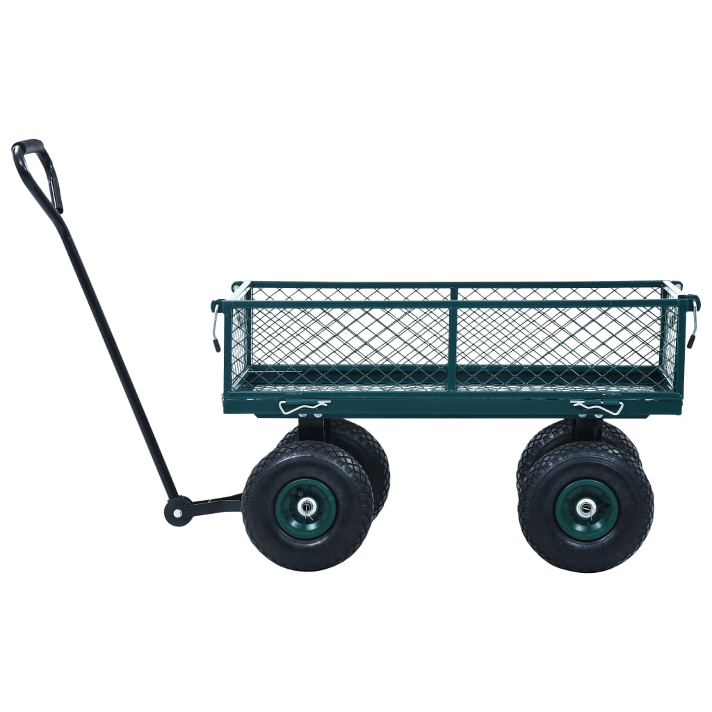 Zahradní ruční vozík zelený 250 kg