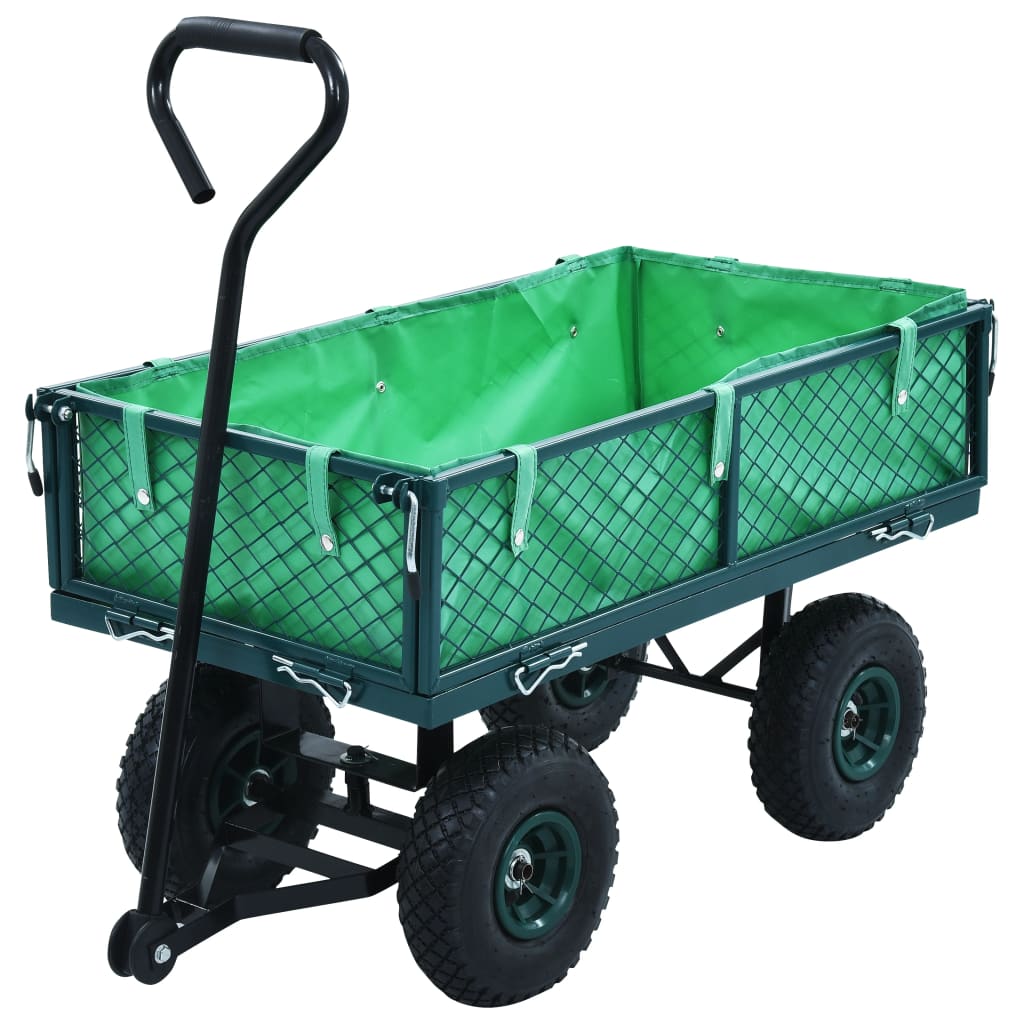 vidaXL havevogn 250 kg grøn