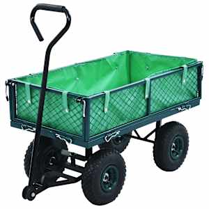 Zahradní ruční vozík zelený 250 kg