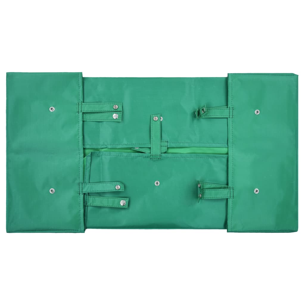 vidaXL Garden Cart Liner Green Fabric