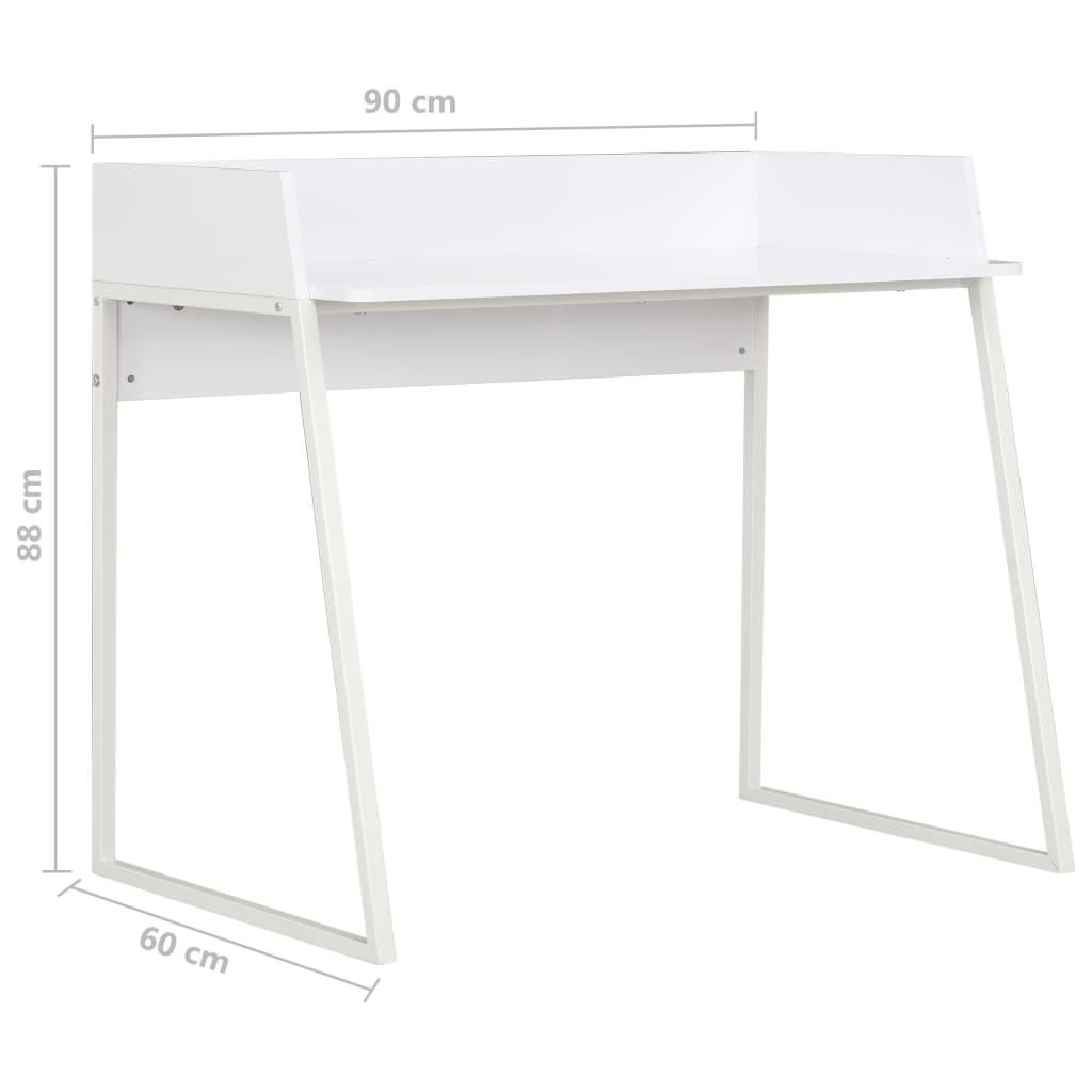 Fehér íróasztal 90 x 60 x 88 cm 