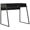 vidaXL laud, must, 90 x 60 x 88 cm