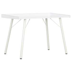 vidaXL laud, valge, 90 x 50 x 79 cm