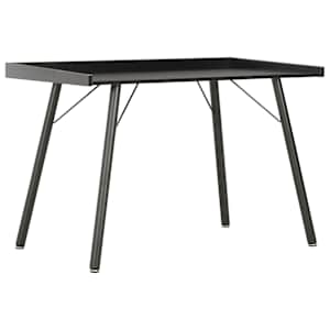 vidaXL laud, must, 90 x 50 x 79 cm
