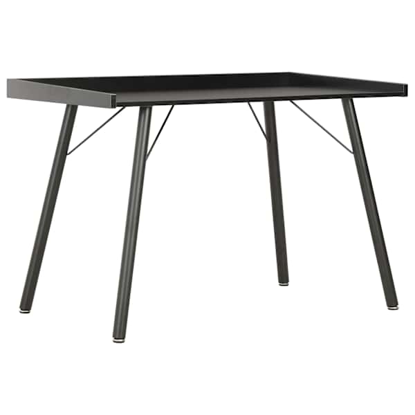 vidaXL laud, must, 90 x 50 x 79 cm