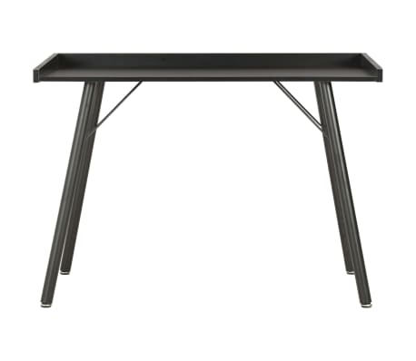 vidaXL Stôl čierny 90x50x79 cm