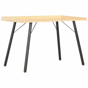 vidaXL laud, tamm, 90 x 50 x 79 cm
