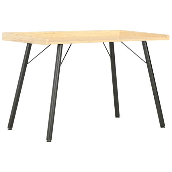 vidaXL laud, tamm, 90 x 50 x 79 cm