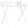 vidaXL laud, valge, 80 x 50 x 84 cm