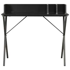 vidaXL Skrivebord svart 80x50x84 cm
