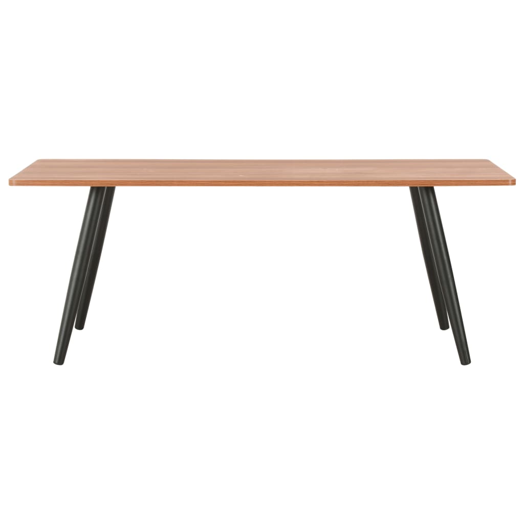 

vidaXL Salontafel 120x60x46 cm zwart en bruin