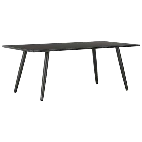 vidaXL kohvilaud, must, 120 x 60 x 46 cm