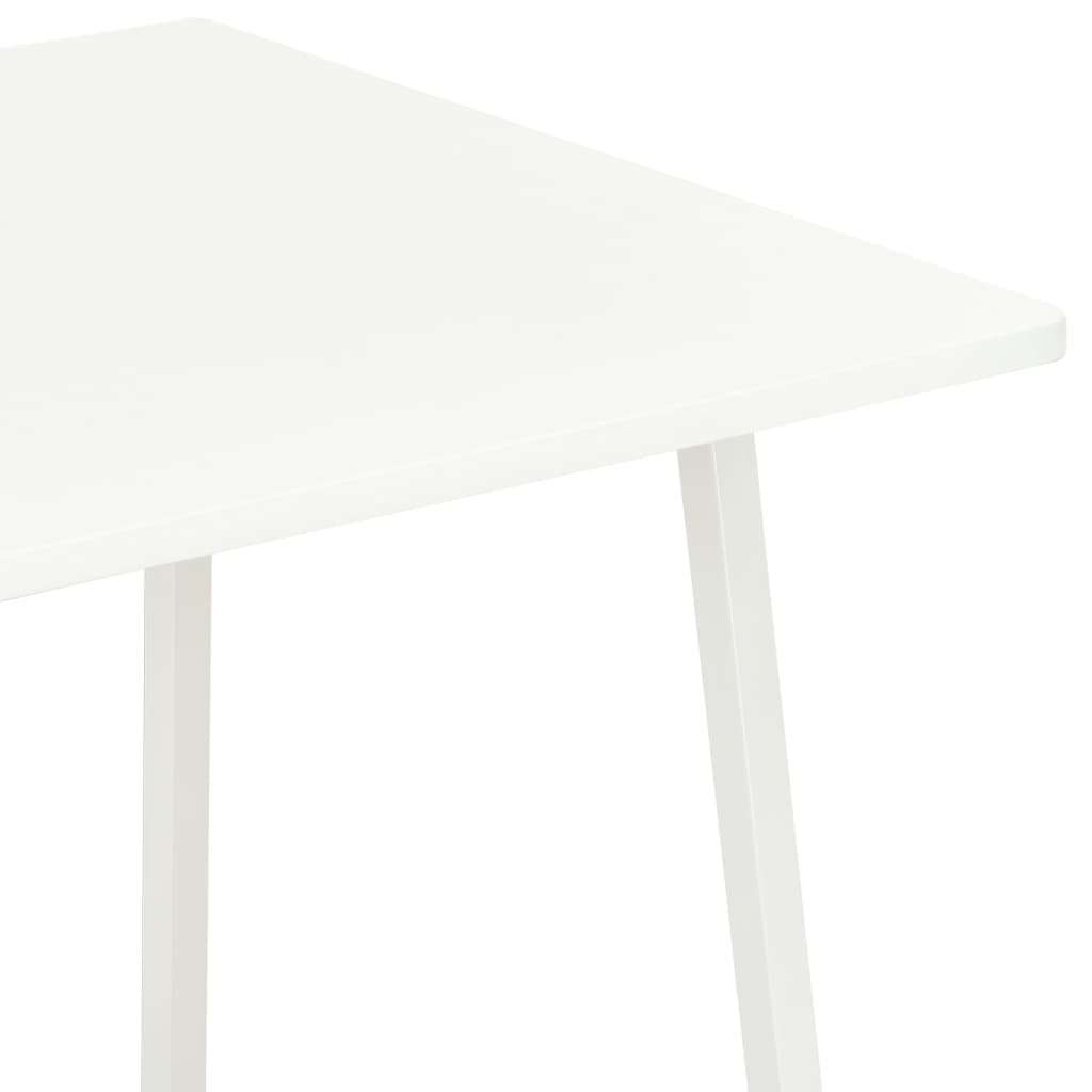 imagem de vidaXL Secretária com unidade de prateleiras 102x50x117 cm branco7