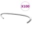  vidaXL 100 db horganyzott acél gabionhorog 10 cm termék 2. képe