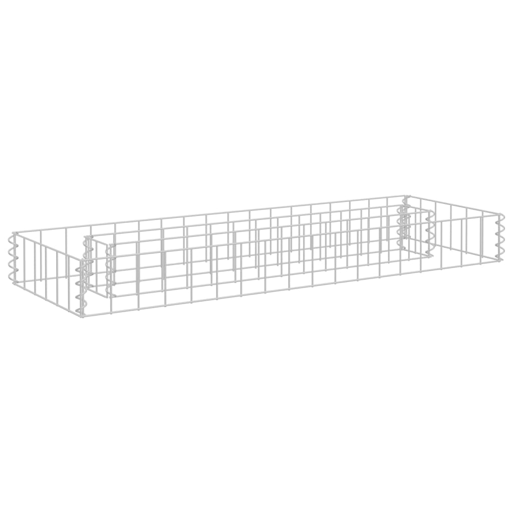 

vidaXL Gabion Raised Bed Galvanized Steel 35.4"x11.8"x3.9"