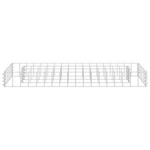 Gabionový vyvýšený záhon pozinkovaná ocel 90 x 30 x 10 cm - obrázek 3