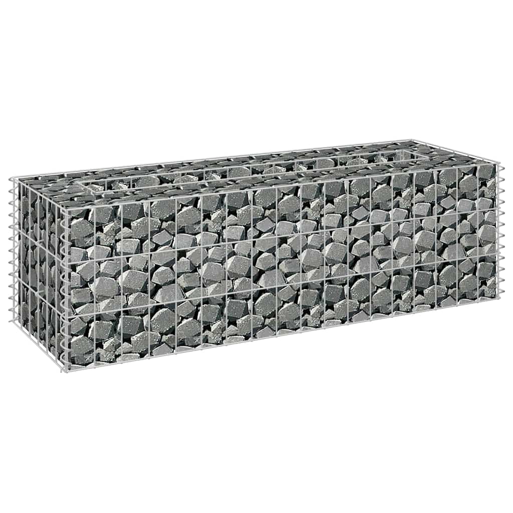 

vidaXL Gabion plantenbak verhoogd 90x30x30 cm gegalvaniseerd staal