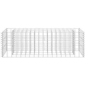 Gabionový vyvýšený záhon pozinkovaná ocel 90 x 30 x 30 cm - obrázek 4