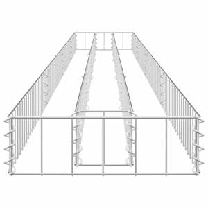 Gabionový vyvýšený záhon pozinkovaná ocel 360 x 30 x 10 cm - obrázek 5