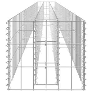 Gabionový vyvýšený záhon pozinkovaná ocel 450 x 30 x 30 cm - obrázek 5