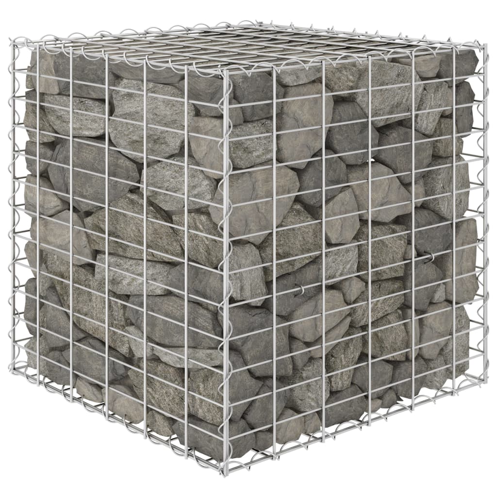 VIDAXL Gabion plantenbak verhoogd kubus 60x60x60 cm staaldraad online kopen