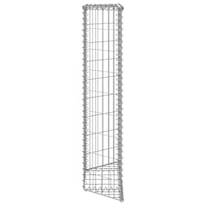 Trapézový gabionový vyvýšený záhon pozinkovaná ocel 80x20x100cm - obrázek 7