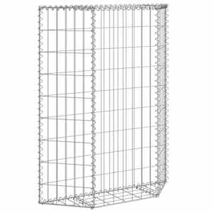 Trapézový gabionový vyvýšený záhon pozinkovaná ocel 80x20x100cm - obrázek 8