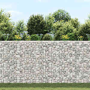 Gabionový vyvýšený záhon trapéz pozinkovaná ocel 150x20x100 cm - obrázek 3