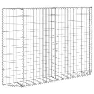 Gabionový vyvýšený záhon trapéz pozinkovaná ocel 150x20x100 cm - obrázek 8