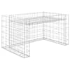 vidaXL muruniiduki garaaž taimelavaga 110 x 80 x 60 cm, terastraat