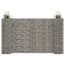  vidaXL H alakú acéldrót virágtartó gabion 260 x 40 x 150 cm termék 2. képe