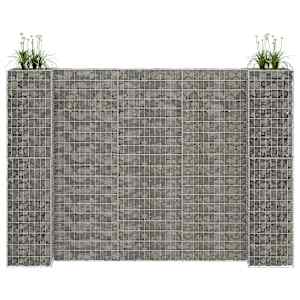 Korito za rastline gabion H-oblike jeklo 260x40x180 cm