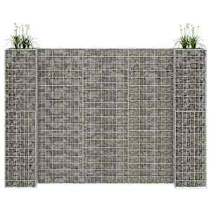 Korito za rastline gabion H-oblike jeklo 260x40x200 cm