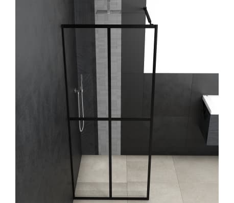 Inloopdouchewand inklapbaar 70x190 cm ESG-glas halfmat kopen