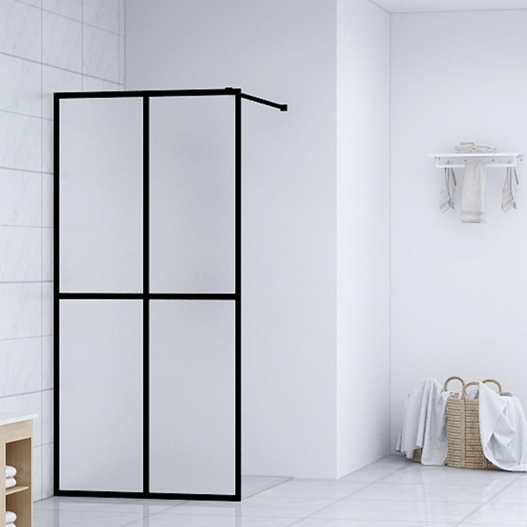 vidaXL Paravan de duș walk-in, 80×195 cm, sticlă securizată mată vidaxl.ro