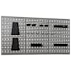 vidaXL seinale paigaldatav pulkadega paneel, 3 tk, 40 x 58 cm, teras