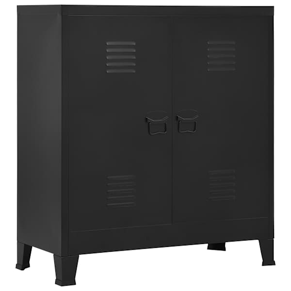 vidaXL t&ouml;&ouml;stuslik hoiukirst must 90x40x100 cm teras