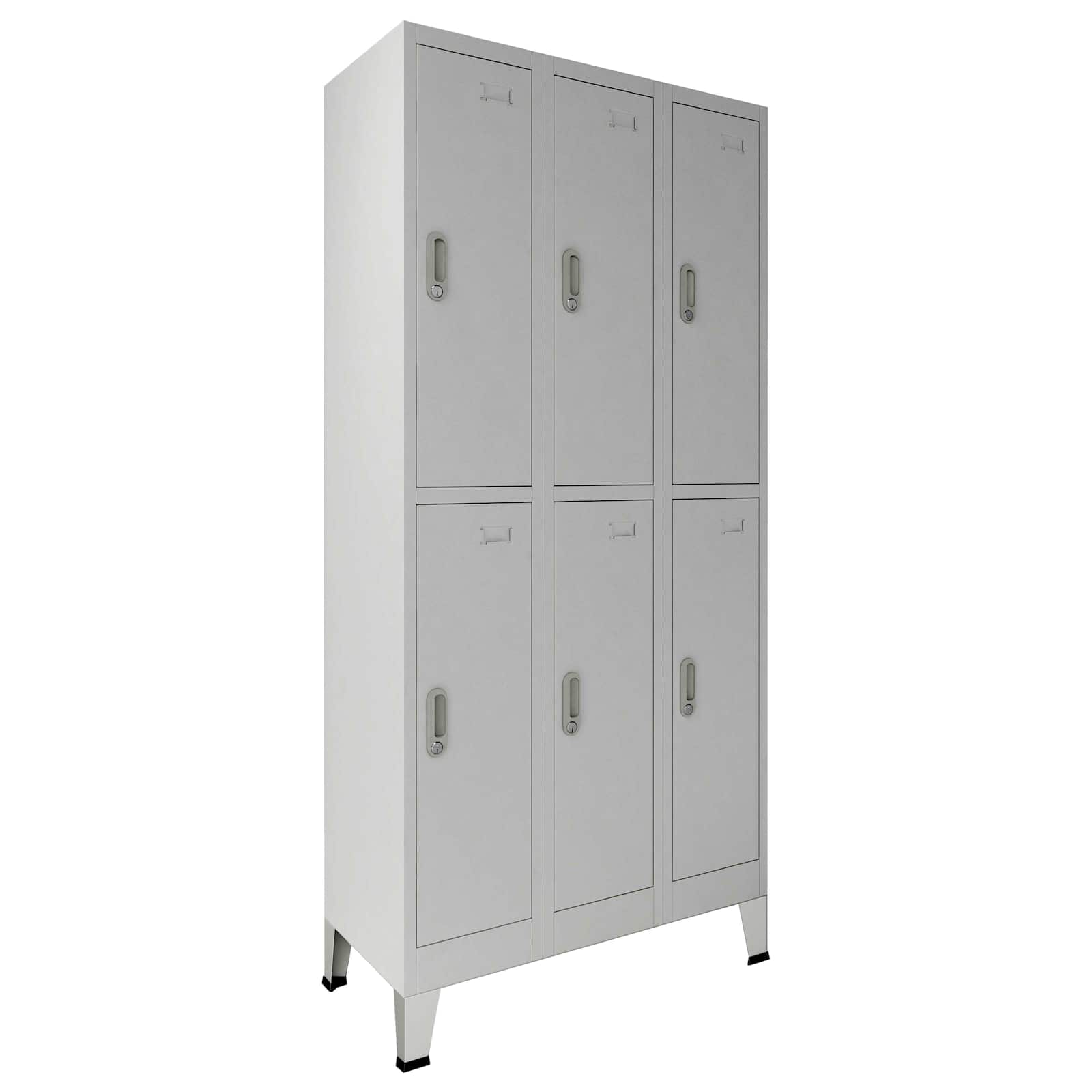 vidaXL Dulap de locker Gri 45 x 90 x 180 cm