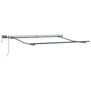 vidaXL Kailastud raam Antratsiit 3 x 2,5 m Alumiinium