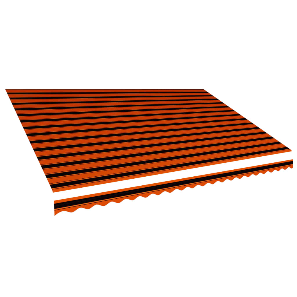 vidaXL Pânză de copertină, portocaliu și maro, 500 x 300 cm vidaXL