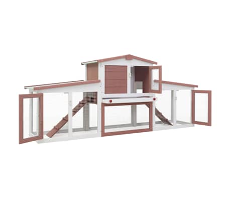 vidaxl rabbit hutch