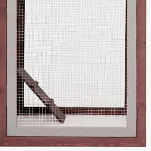 Klec pro kuřata moka 170 x 81 x 110 cm masivní borovice a jedle - obrázek 7