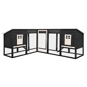 Zunanji zajčnik z izhodom siv in bel les jelke