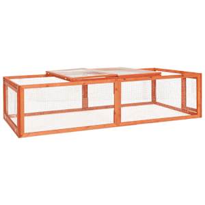 Králíkárna 183 x 90 x 46,5 cm masivní jedlové dřevo - obrázek 2