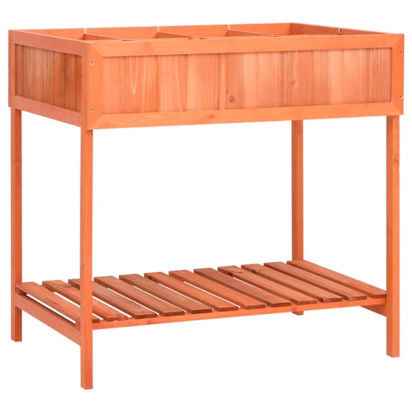 vidaXL maitsetaimede kast, 80 x 60 x 80 cm, nulupuit