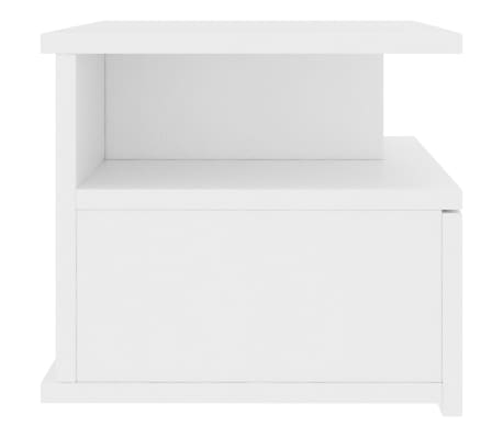 Vidaxl Floating Nightstands 2 Pcs White 40x31x27cm Chipboard Vidaxl Co Uk