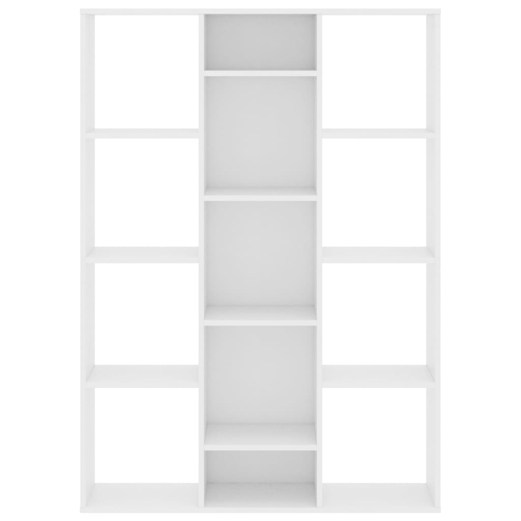 Raumteiler/Bücherregal Weiß 100 x 24 x 140 cm Spanplatte